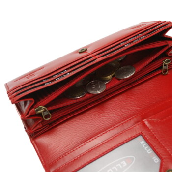 Dámska kožená peňaženka čierna - Bellugio Sawin