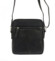 Pánska kožená crossbody taška čierna - Pierre Cardin Farenn