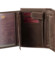 Pánska kožená peňaženka tmavohnedá - Wild Tiger Stefan