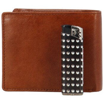 Pánska kožená peňaženka koňaková - Bellugio Antoni