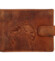 Pánska kožená peňaženka camel - Bellugio Yeryss Ryba