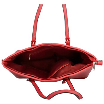 Dámska kabelka na rameno červená - Dudlin Variana