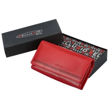 Dámska kožená peňaženka červená - Bellugio Brenda
