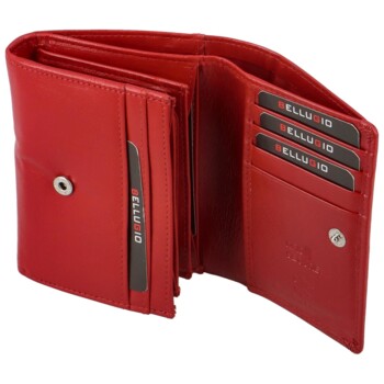 Dámska kožená peňaženka červená - Bellugio Glorgia