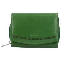 Dámska kožená peňaženka zelená - Bellugio Odetta
