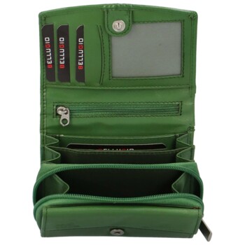 Dámska kožená peňaženka zelená - Bellugio Odetta