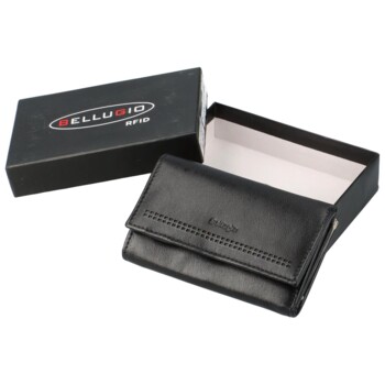 Dámska kožená peňaženka čierna - Bellugio Xagnana