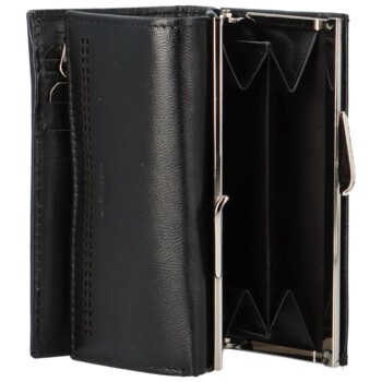 Dámska kožená peňaženka čierna - Bellugio Xagnana