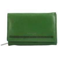 Dámska kožená peňaženka zelená - Bellugio Chiarana