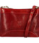 Dámska kožená crossbody kabelka červená - Delami Orienty