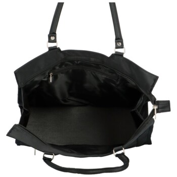 Dámska kabelka na plece čierna - Bellugio Wilena