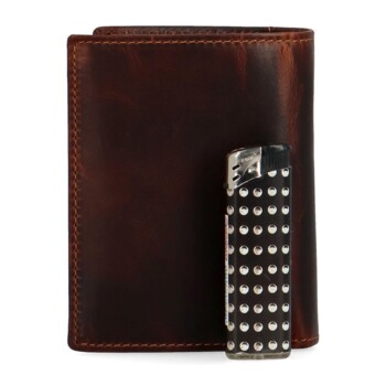 Pánska kožená peňaženka hnedá - Diviley Arter