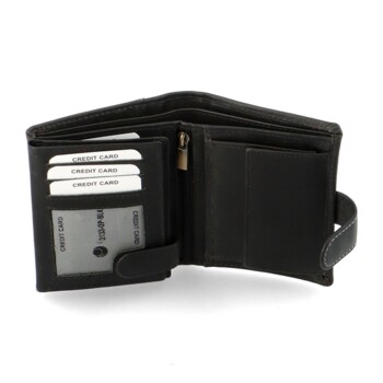 Pánska kožená peňaženka čierna - Diviley Servall