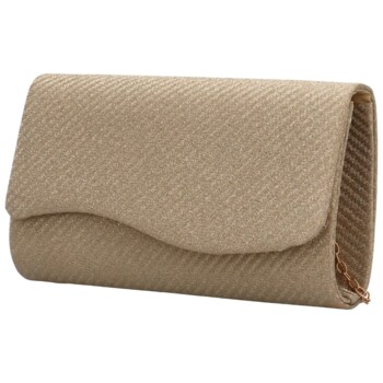 Dámska listová kabelka zlatá - Michelle Moon Lone