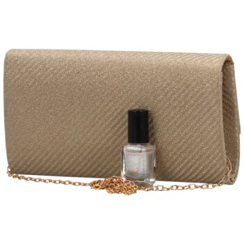 Dámska listová kabelka zlatá - Michelle Moon Lone