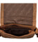 Pánska kožená crossbody/taška khaki - Greenwood Maxvell