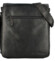 Pánska kožená crossbody/taška čierna - Greenwood Maxvell