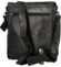 Pánska kožená crossbody/taška čierna - Greenwood Maxvell