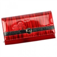 Dámska kožená peňaženka červená - Cavaldi Corinne