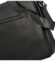 Pánska kožená pracovná taška čierna - Green Wood Navar