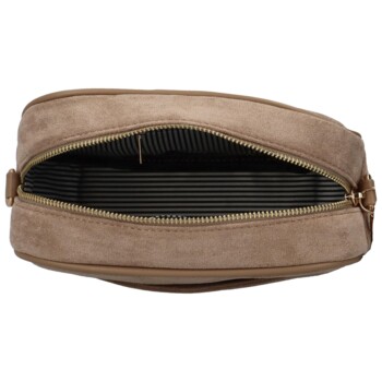Dámska crossbody kabelka tmavo béžová - MaxFly Qeuline