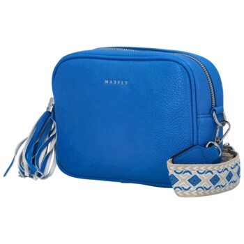 Dámska crossbody kabelka zafírovo modrá - MaxFly Nuranna