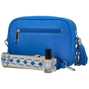 Dámska crossbody kabelka zafírovo modrá - MaxFly Nuranna