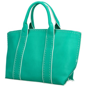 Dámska kabelka do ruky mentolovo zelená - Potri Periss