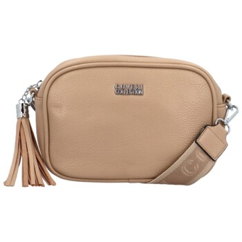 Dámska crossbody kabelka taupe - Coveri Orchideas