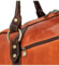 Cestovná kožená taška koňakovo/hnedá - Delami Vera Pelle Petrit
