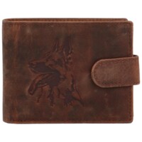 Pánska kožená peňaženka hnedá - Bellugio Yeryss Pes