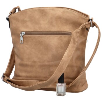 Dámska crossbody svetlo hnedá - Romina & Co Bags Zigitta