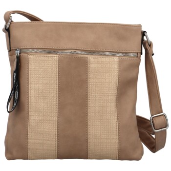 Dámska crossbody svetlohnedá - Romina & Co Bags Meschinia 