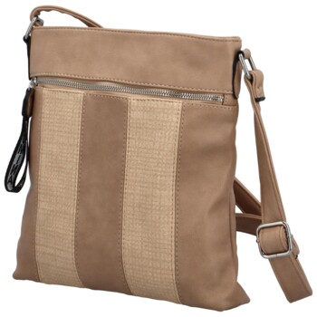 Dámska crossbody svetlohnedá - Romina & Co Bags Meschinia 