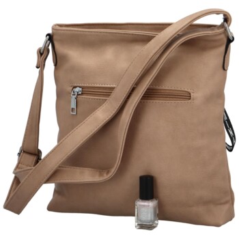 Dámska crossbody svetlohnedá - Romina & Co Bags Meschinia 