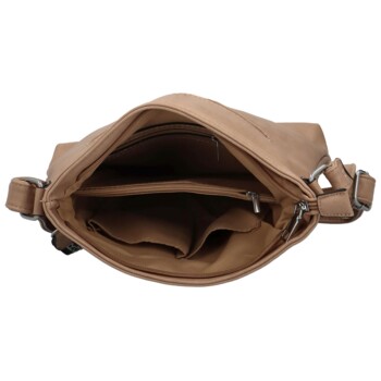 Dámska crossbody svetlohnedá - Romina & Co Bags Meschinia 