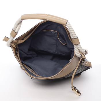 Veľká atraktívna kabelka cez rameno čierna - MARIA C Mimis