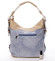Veľká atraktívna kabelka cez rameno modrá - MARIA C Mimis