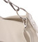 Módna dámska kožená kabelka béžová so vzorom - ItalY Margareta