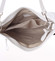 Módna dámska kožená kabelka biela so vzorom - ItalY Margareta