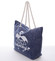 Originálna plážová modrá taška - Delami Flamingo
