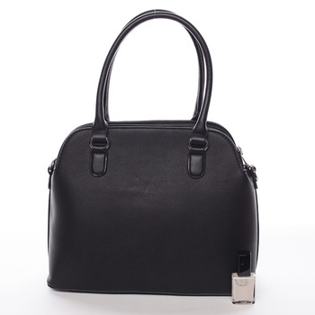 Stredne veľká čierna dámska kabelka cez rameno - David Jones Airie