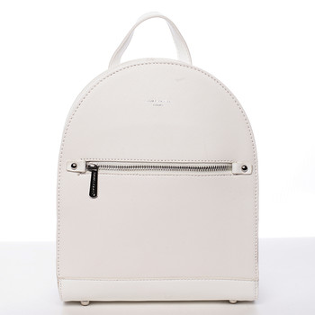 Jedinečný dámsky biely mestský batôžtek - David Jones Colette