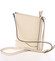 Béžová kožená crossbody kabelka - ItalY Bryana