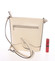 Béžová kožená crossbody kabelka - ItalY Bryana