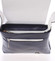 Dámska kožená crossbody kabelka modro-biela - ItalY Saffie