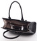 Luxusná a elegantná čierna perforovaná kabelka - David Jones Narella
