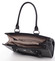 Luxusná dámska kabelka cez plece čierna - David Jones Akebah