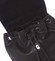 Kvalitný elegantný dámsky čierny batôžtek - Piace Molto Floriant
