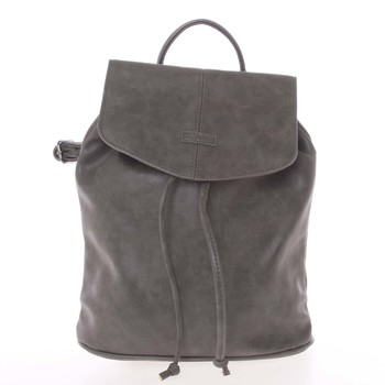 Kvalitný elegantný dámsky sivý batôžtek - Piace Molto Floriant